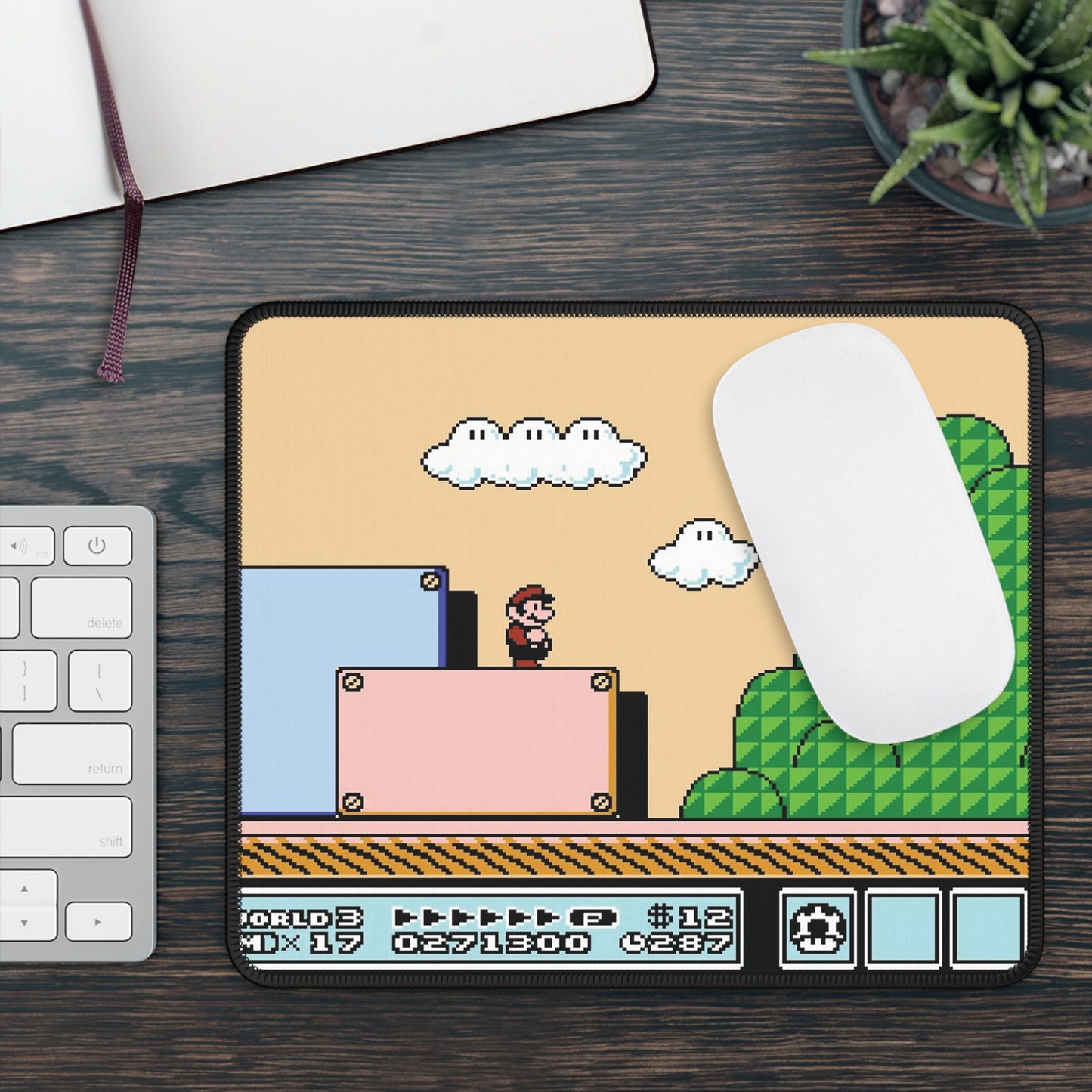 Retro Gaming Mouse Pad - Mario