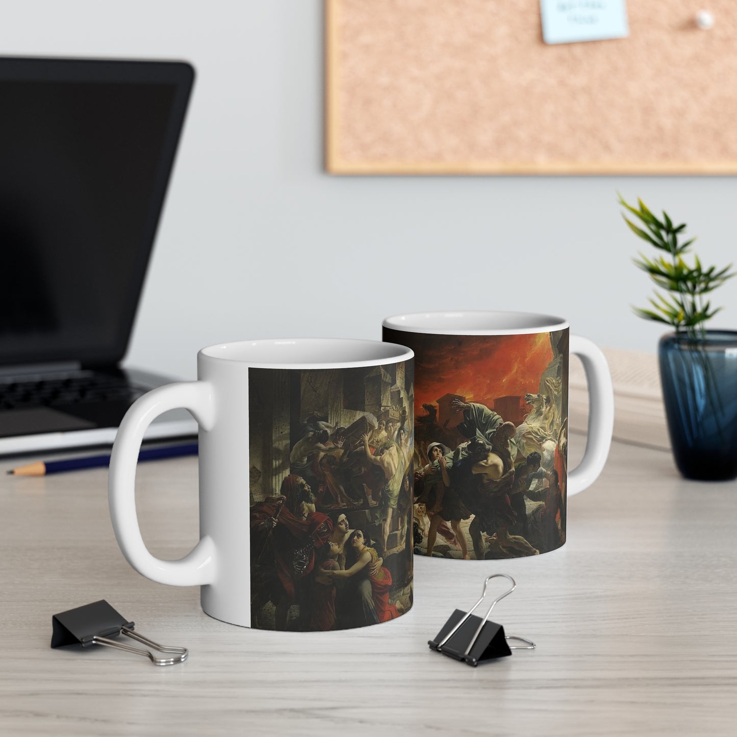 Classic Art Ceramic Mug 11oz - The Last Day Of Pompeii