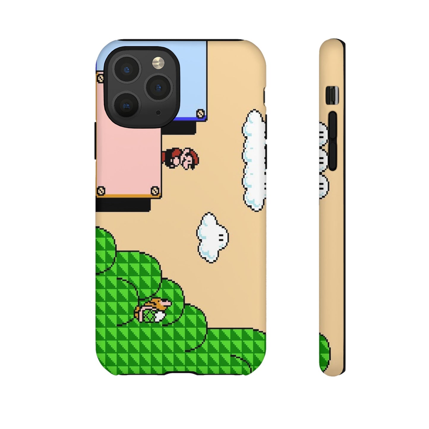 Retro Mario Hard Phone Case | For iPhone, Samsung, Google Pixel