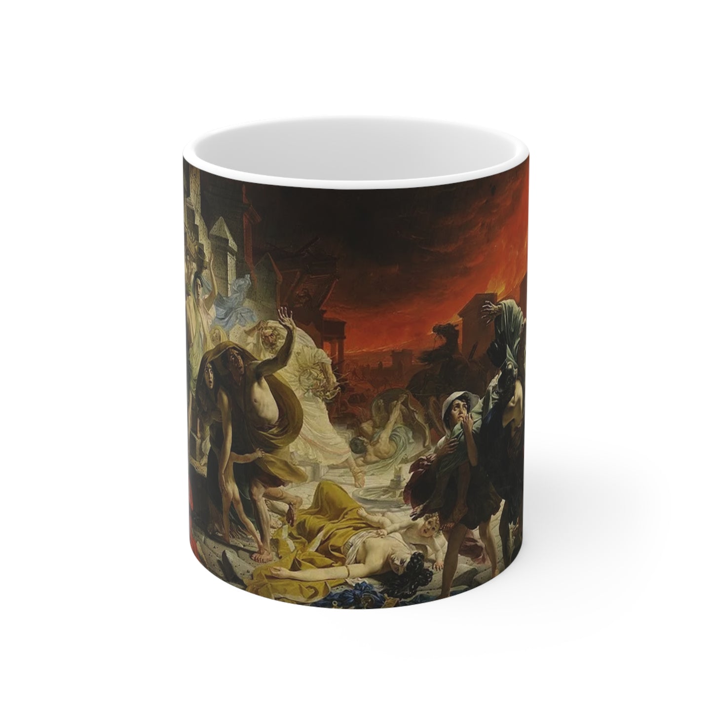 Classic Art Ceramic Mug 11oz - The Last Day Of Pompeii