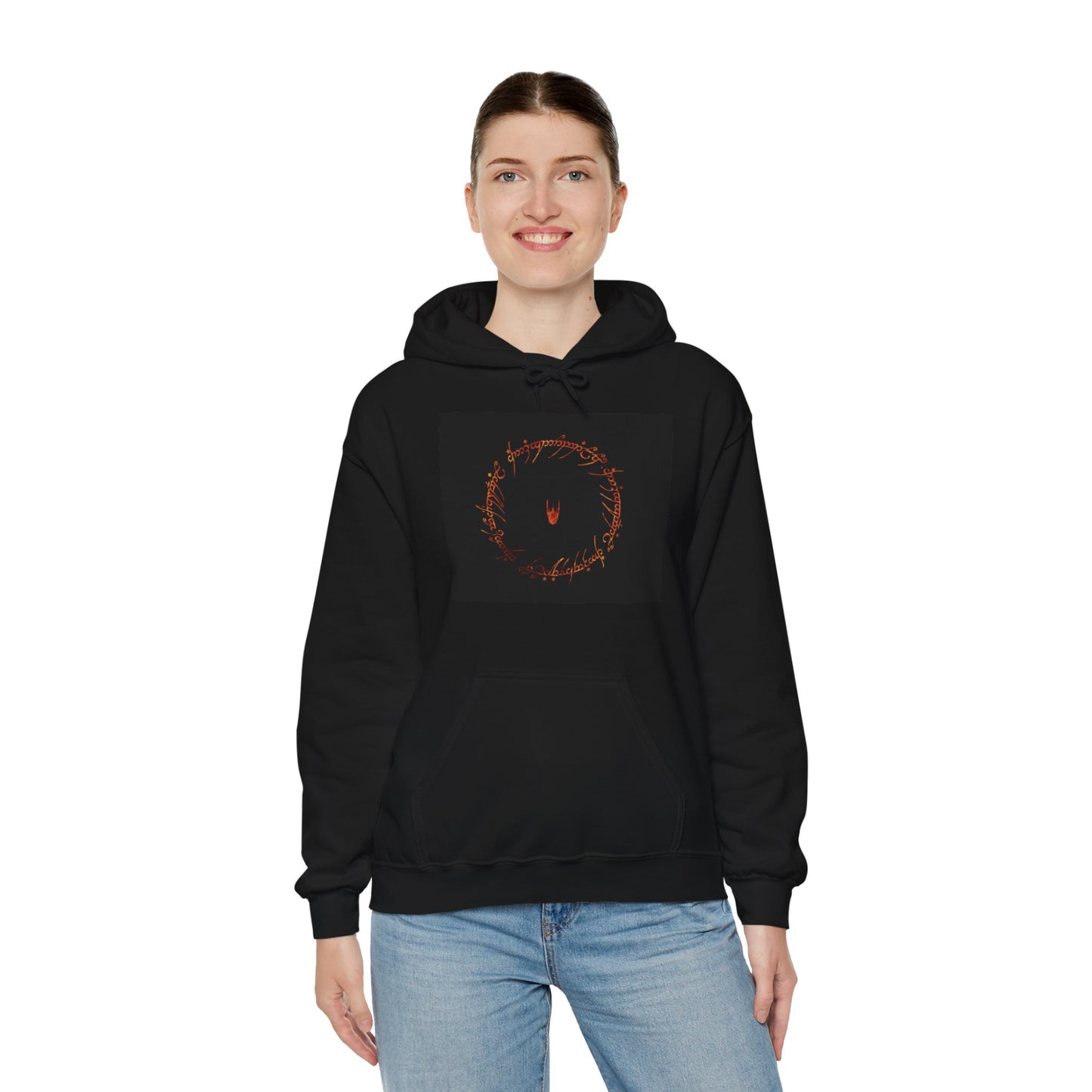 Unisex Hoodie | The Lord of The Rings Inscription | The Ring of Power | Dark Speech