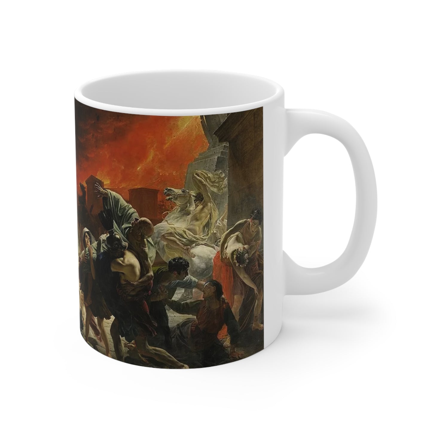 Classic Art Ceramic Mug 11oz - The Last Day Of Pompeii