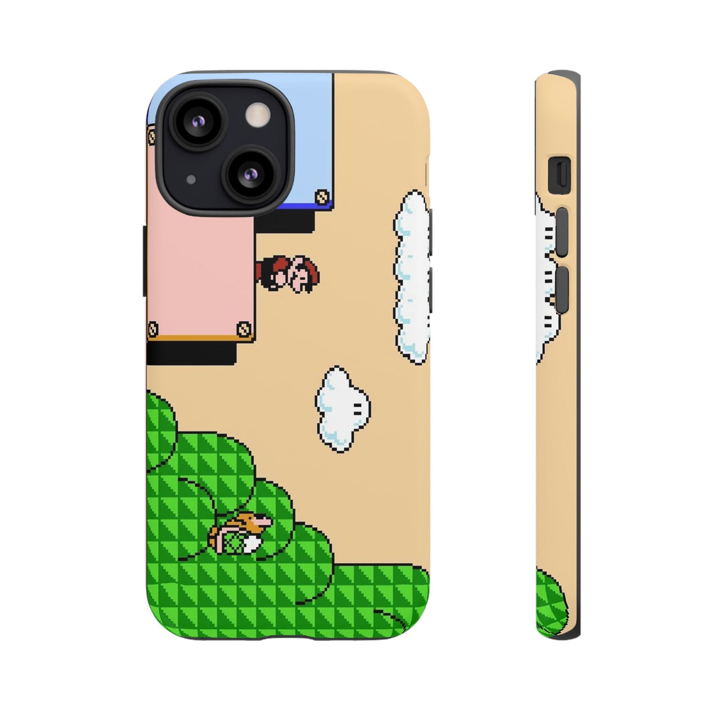 Retro Mario Hard Phone Case | For iPhone, Samsung, Google Pixel