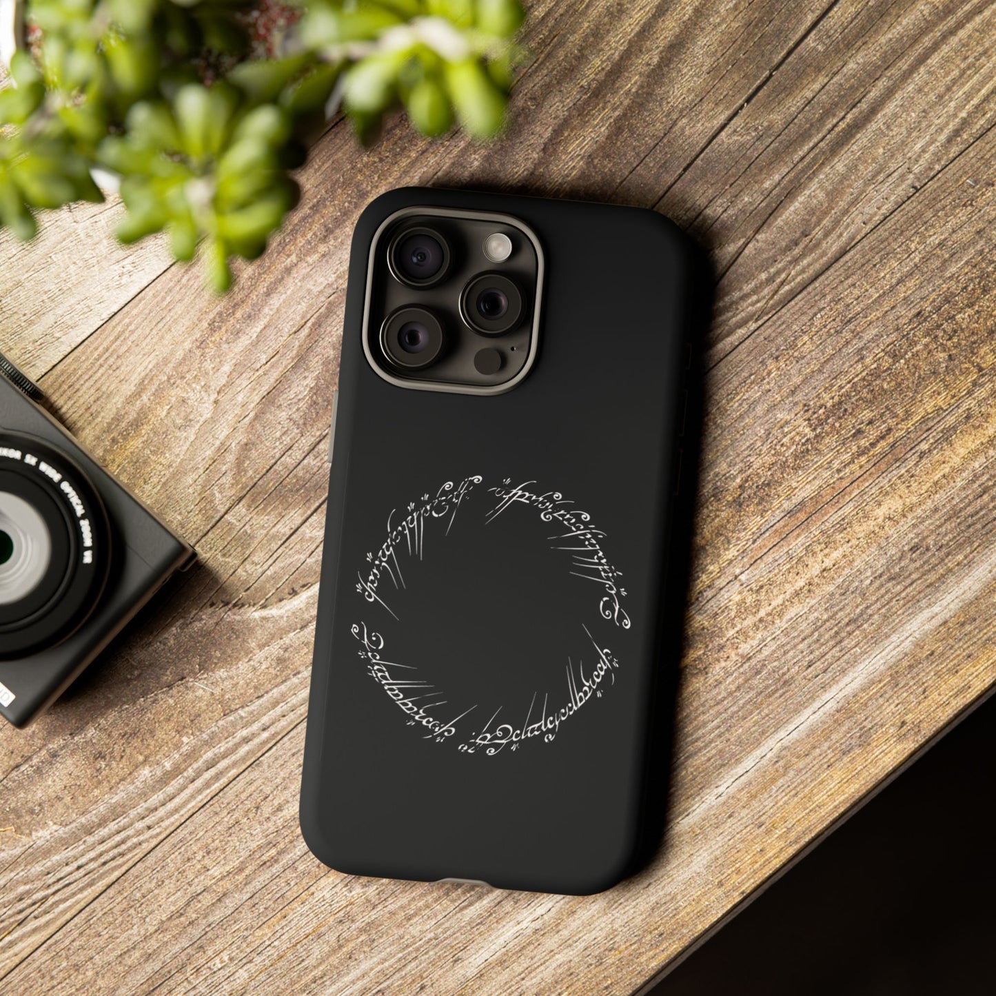 LOTR Tough Cases | For iPhone, Samsung, Google Pixel | Great Ring of Power inscription | Black Speech