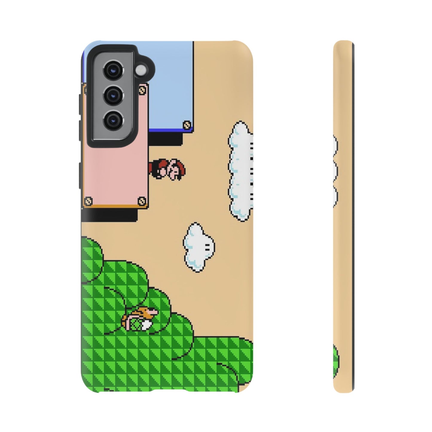 Retro Mario Hard Phone Case | For iPhone, Samsung, Google Pixel