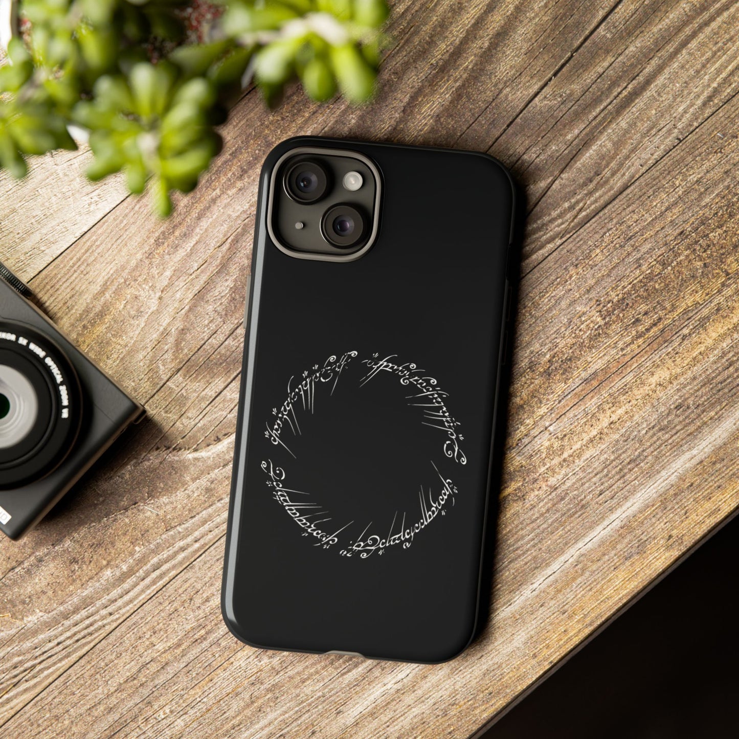 LOTR Tough Cases | For iPhone, Samsung, Google Pixel | Great Ring of Power inscription | Black Speech