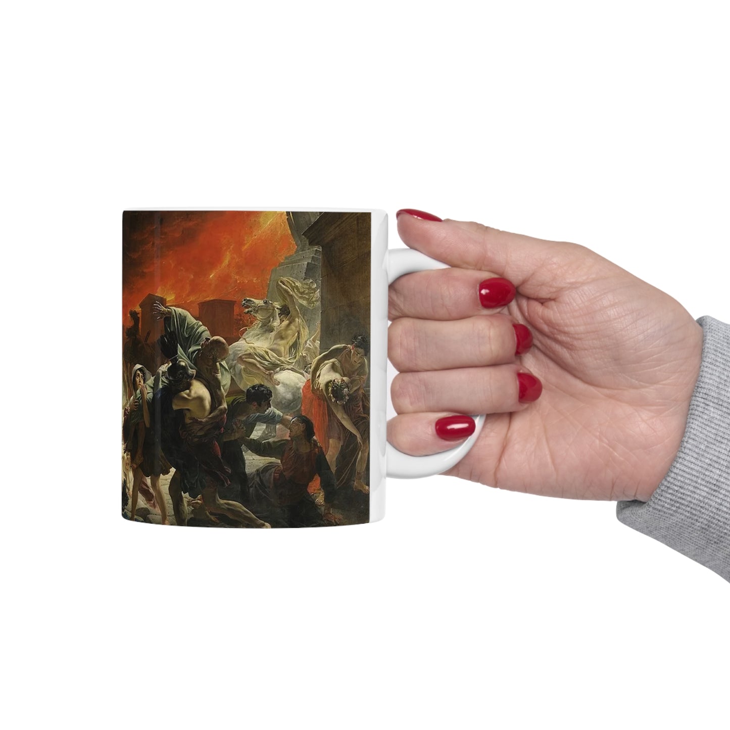 Classic Art Ceramic Mug 11oz - The Last Day Of Pompeii