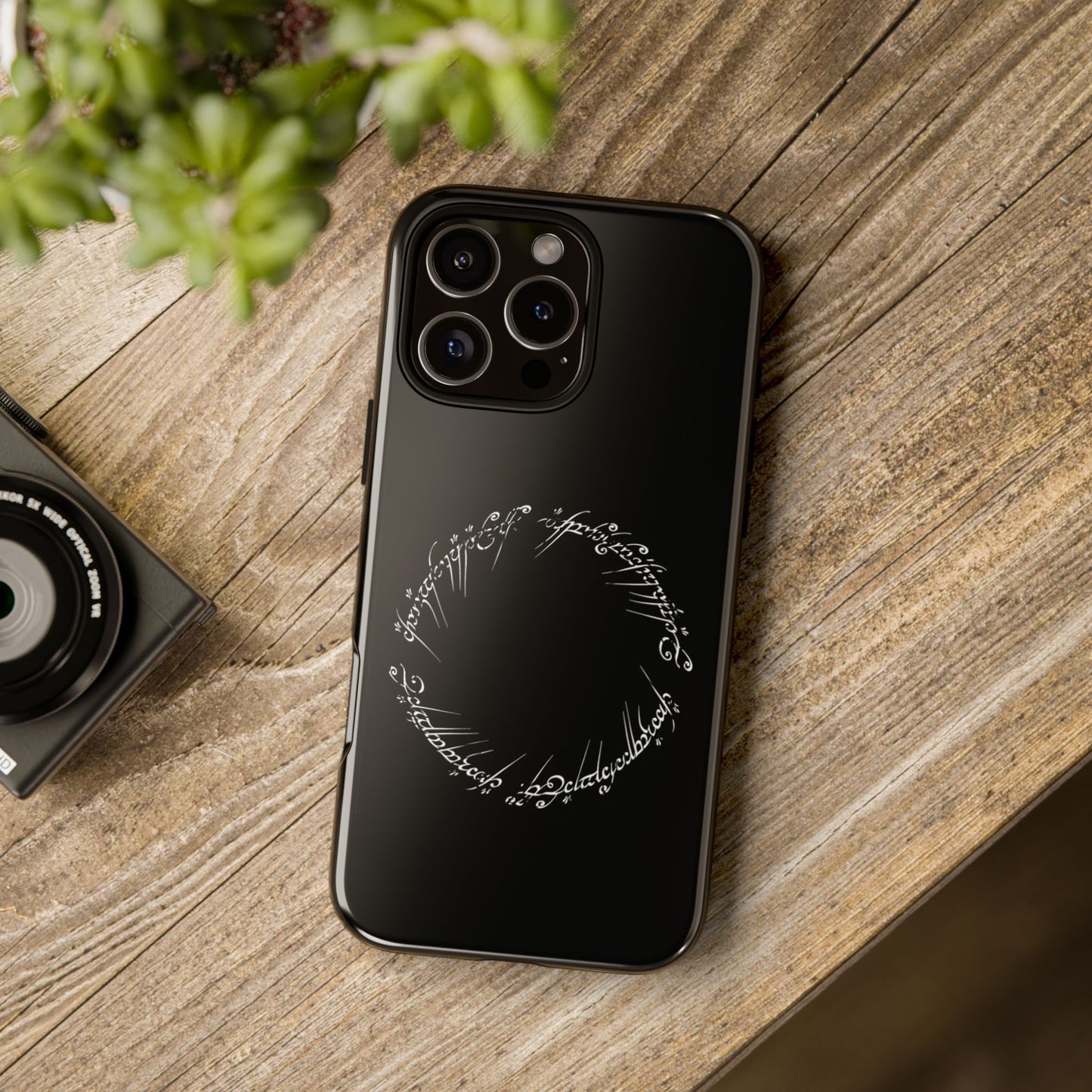 LOTR Tough Cases | For iPhone, Samsung, Google Pixel | Great Ring of Power inscription | Black Speech