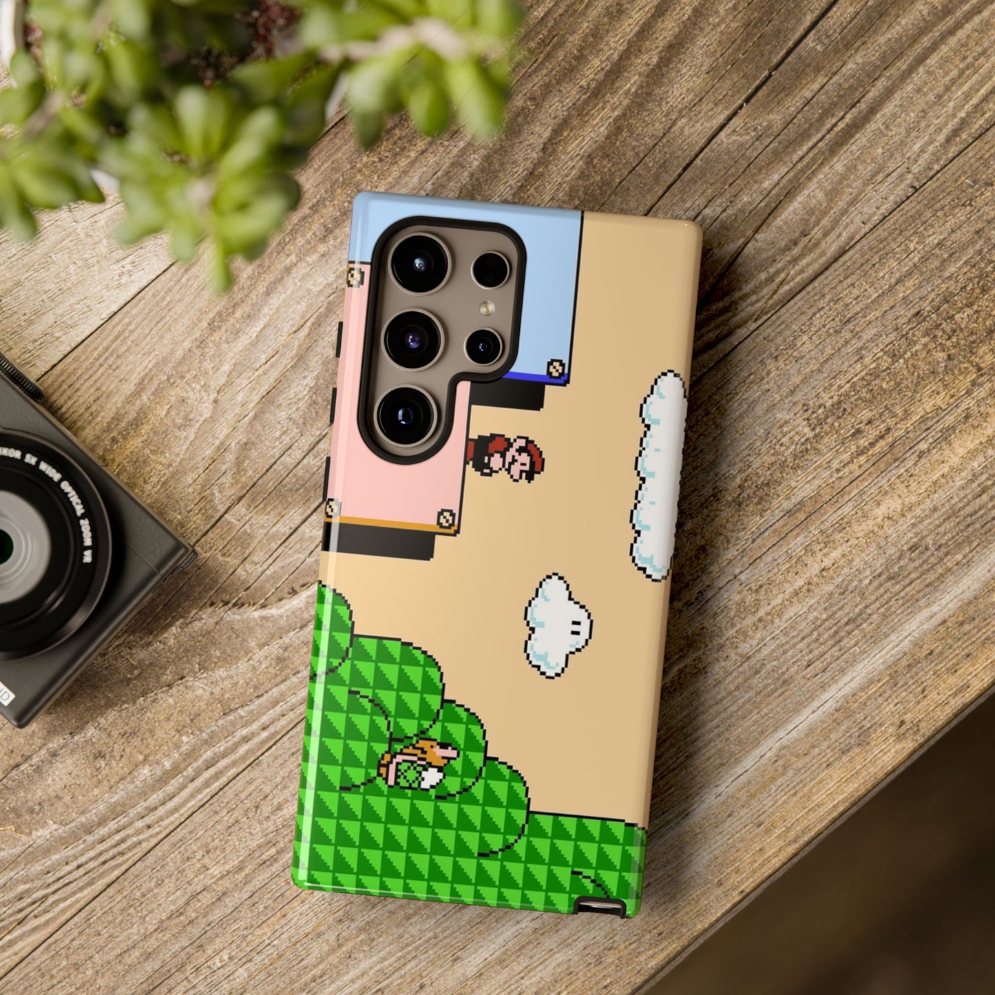 Retro Mario Hard Phone Case | For iPhone, Samsung, Google Pixel