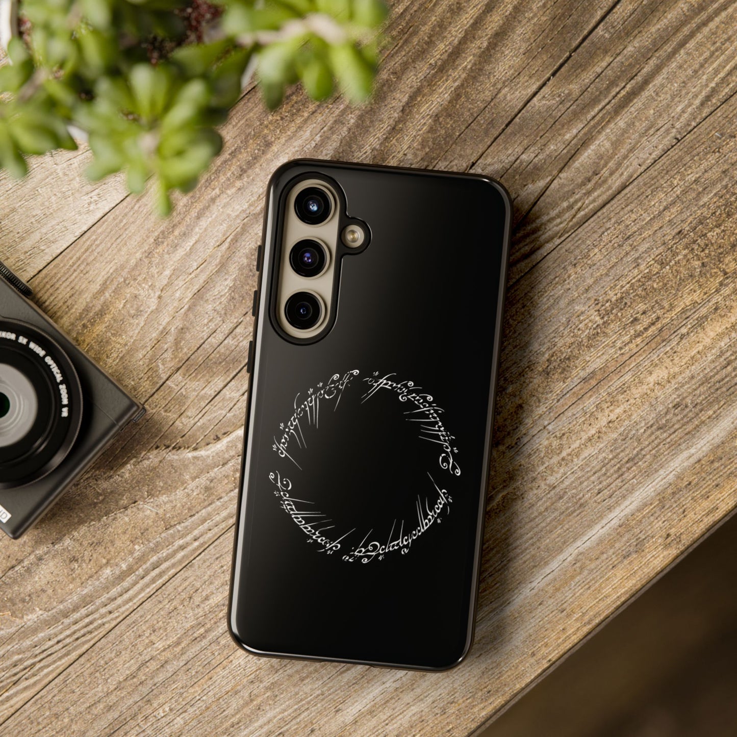 LOTR Tough Cases | For iPhone, Samsung, Google Pixel | Great Ring of Power inscription | Black Speech