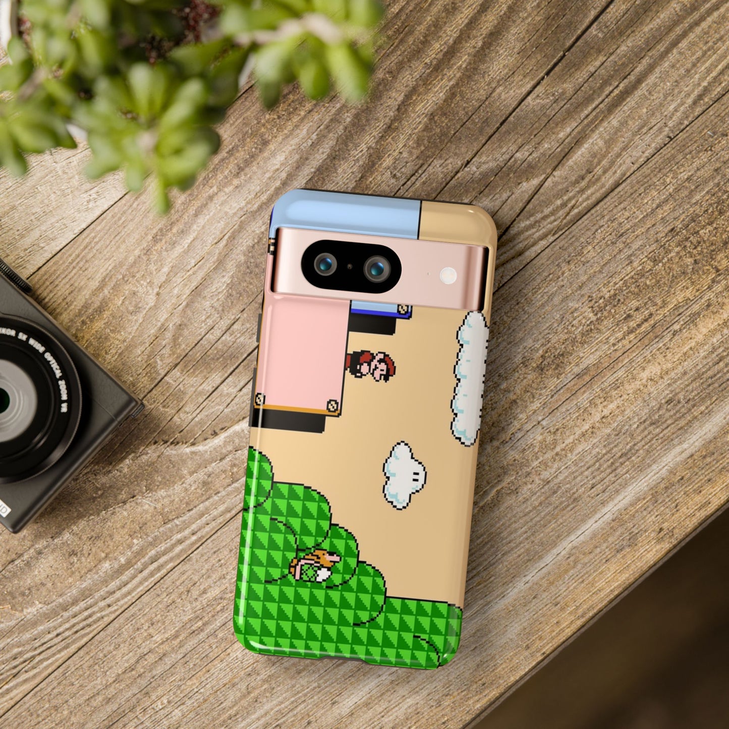 Retro Mario Hard Phone Case | For iPhone, Samsung, Google Pixel