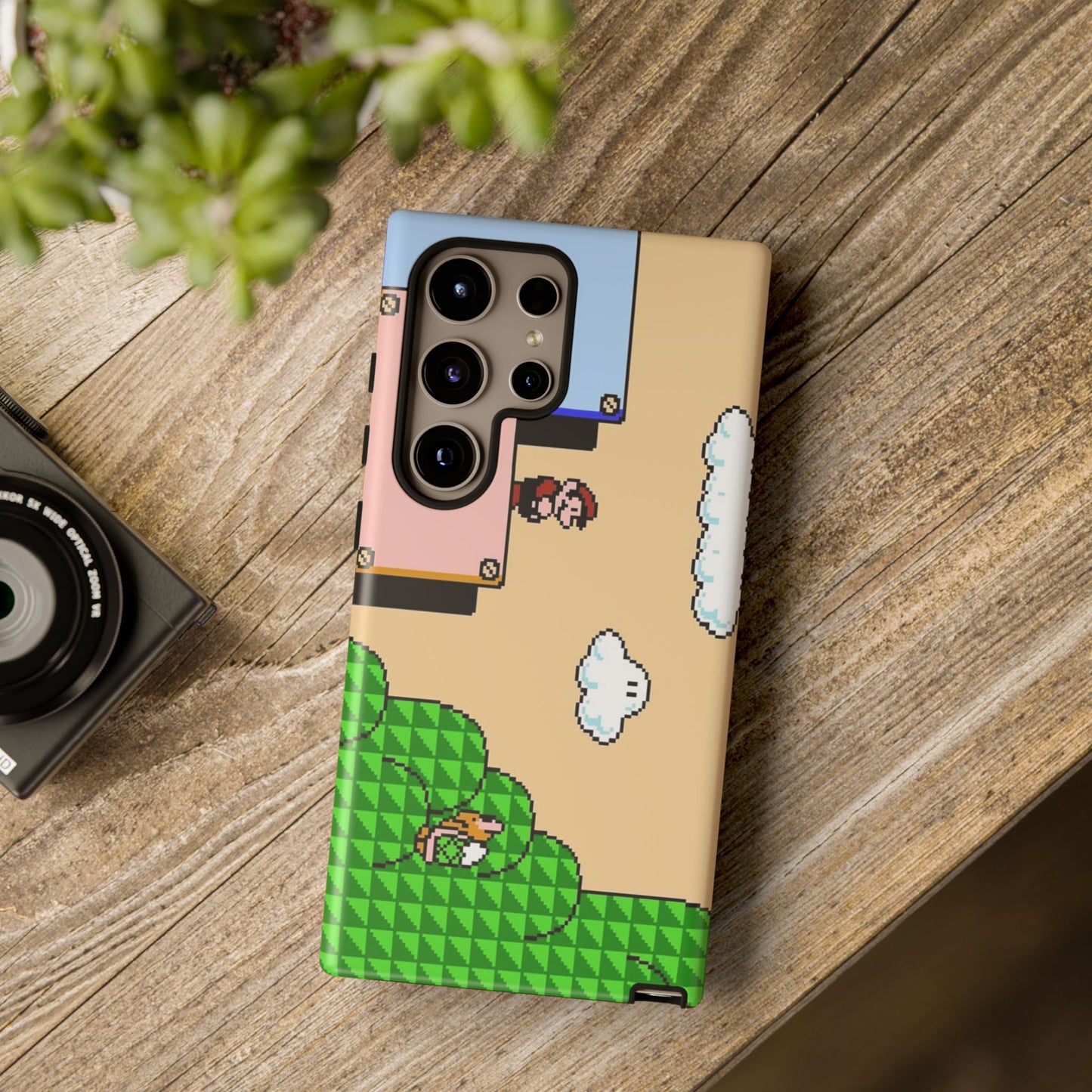 Retro Mario Hard Phone Case | For iPhone, Samsung, Google Pixel