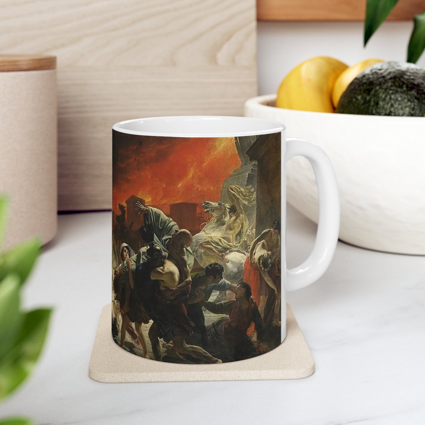 Classic Art Ceramic Mug 11oz - The Last Day Of Pompeii