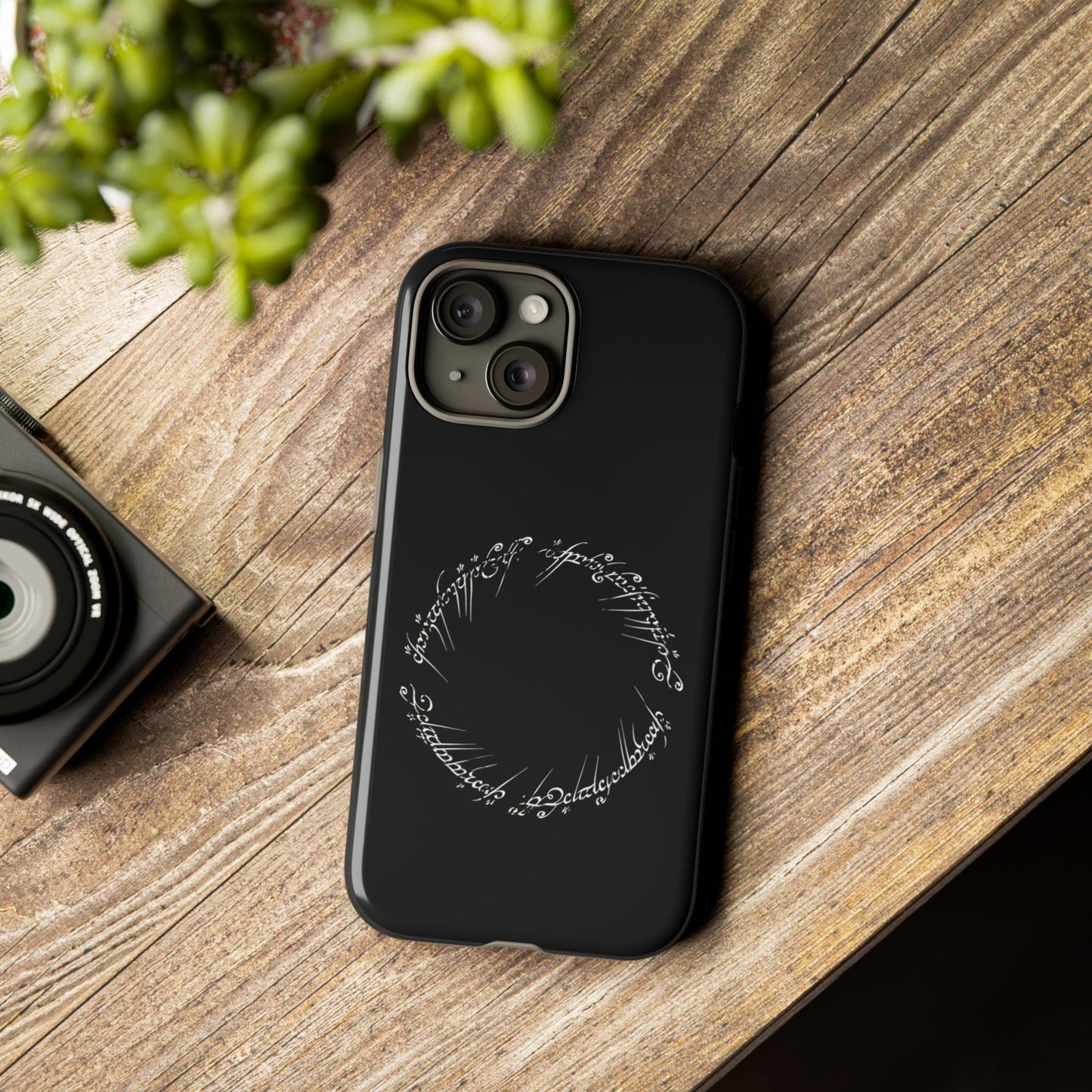 LOTR Tough Cases | For iPhone, Samsung, Google Pixel | Great Ring of Power inscription | Black Speech