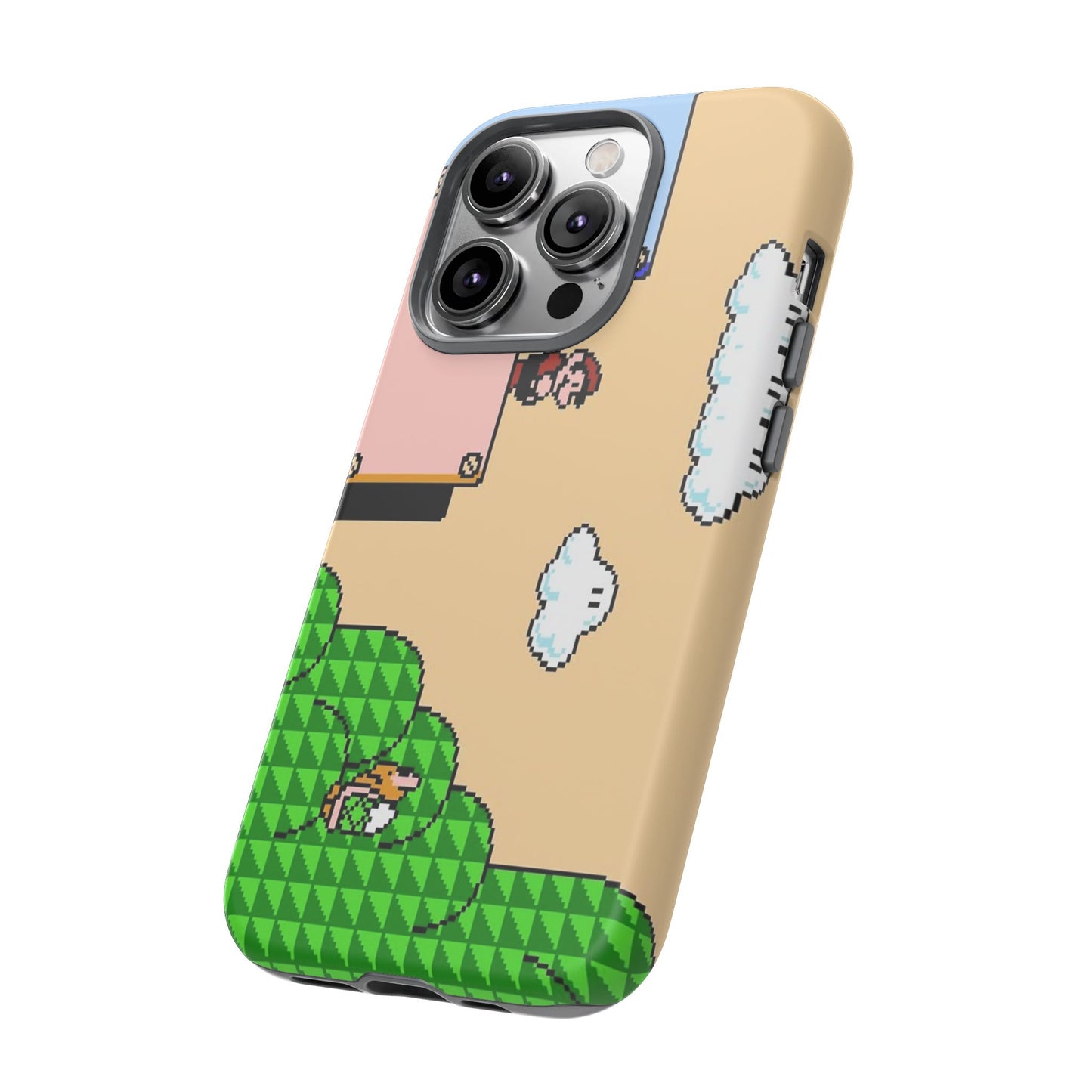 Retro Mario Hard Phone Case | For iPhone, Samsung, Google Pixel