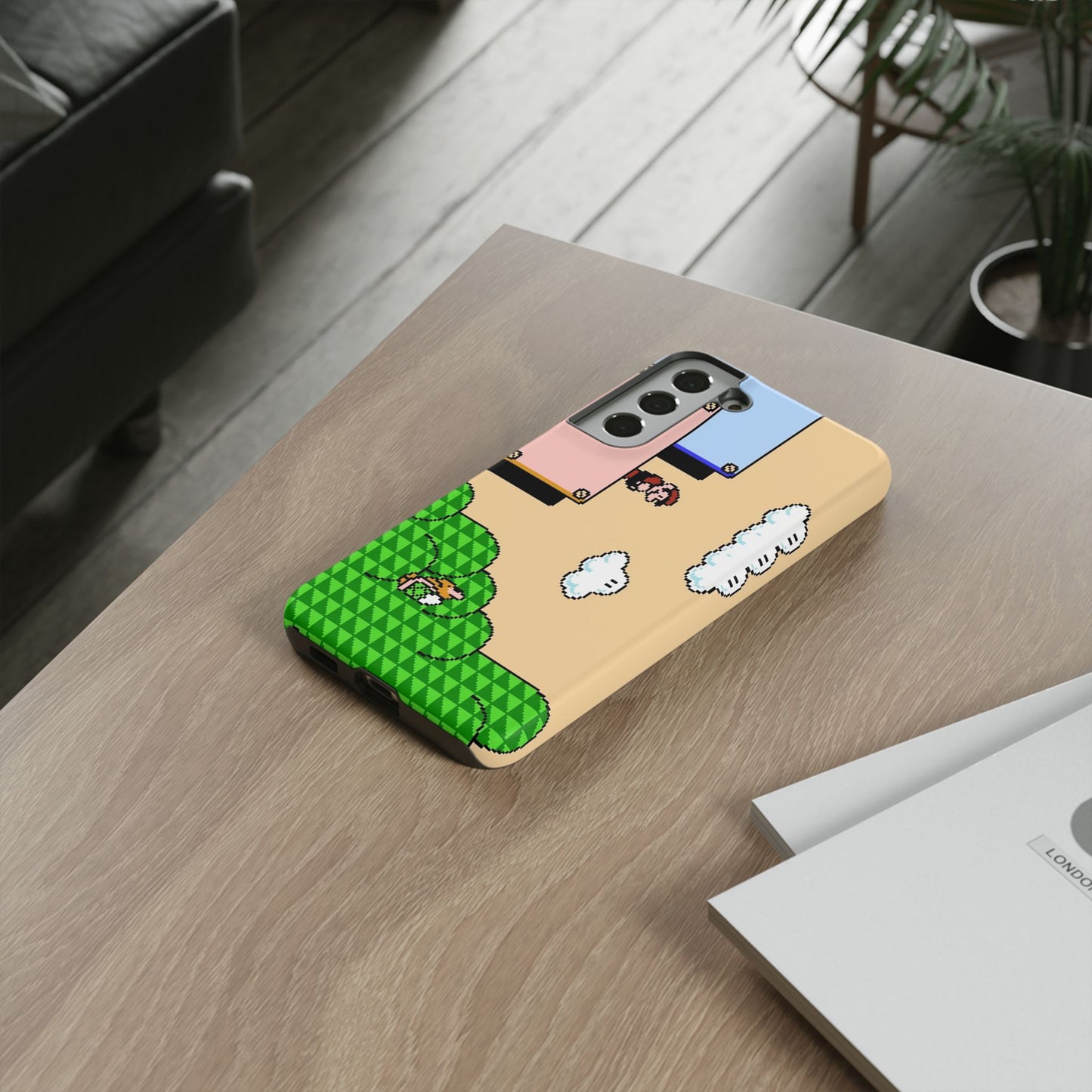 Retro Mario Hard Phone Case | For iPhone, Samsung, Google Pixel