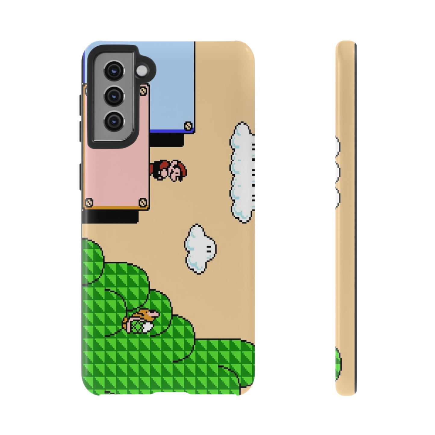 Retro Mario Hard Phone Case | For iPhone, Samsung, Google Pixel