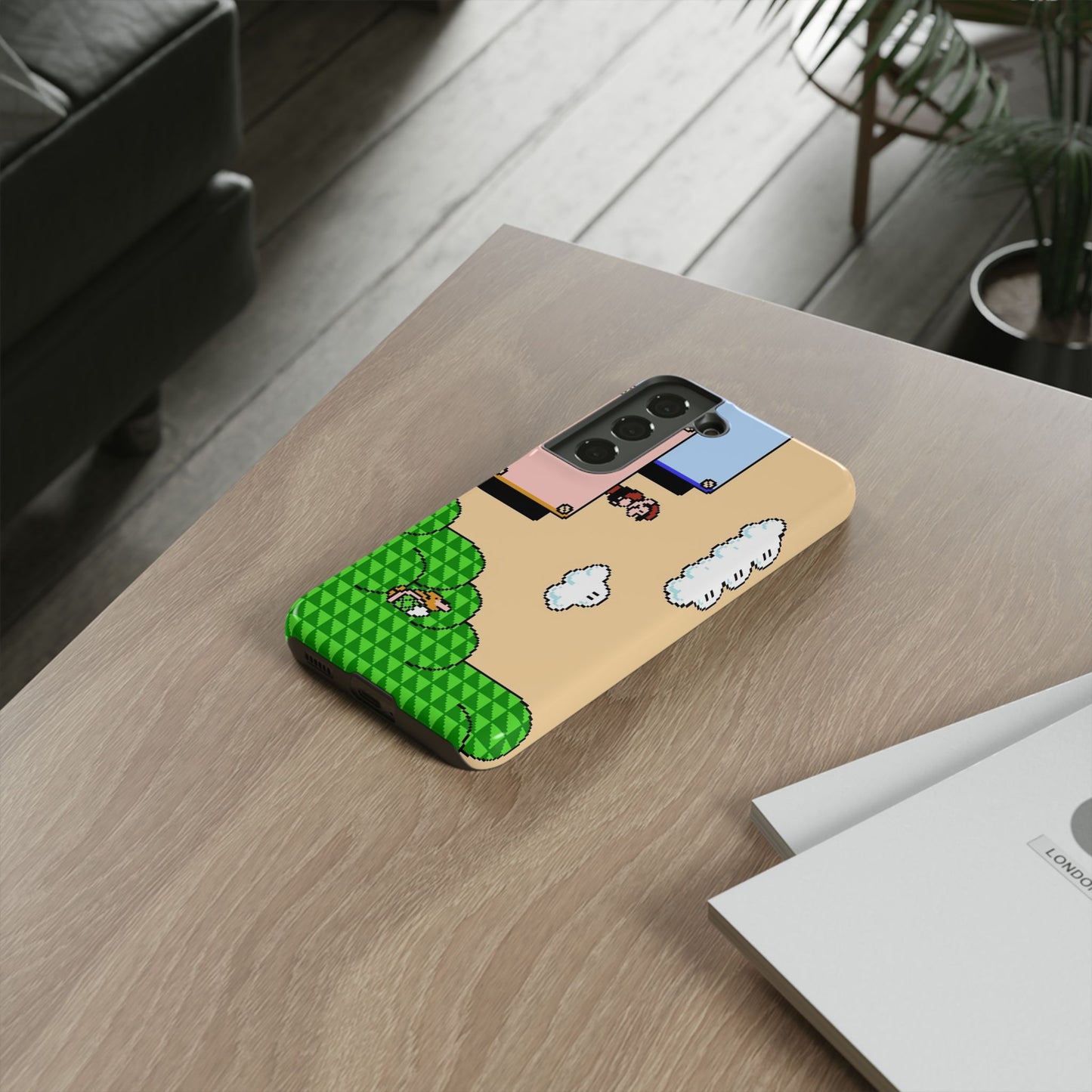 Retro Mario Hard Phone Case | For iPhone, Samsung, Google Pixel