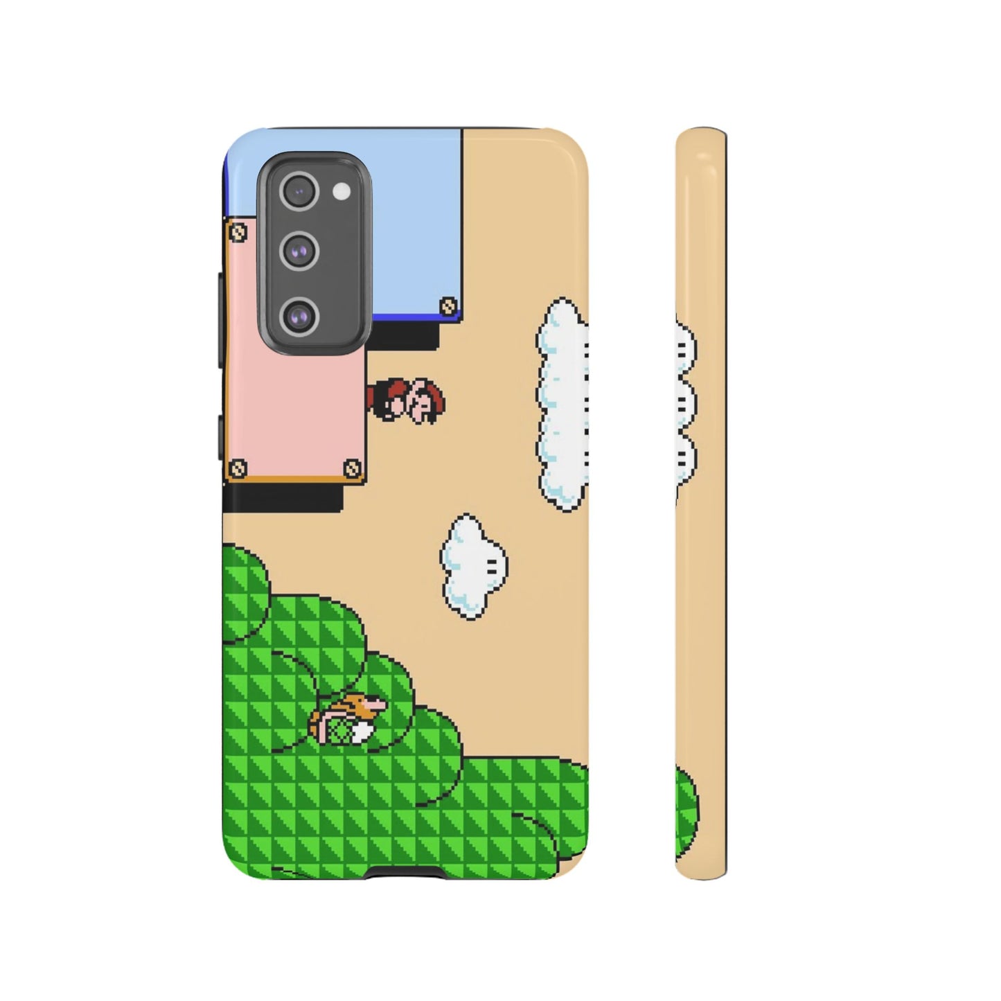 Retro Mario Hard Phone Case | For iPhone, Samsung, Google Pixel