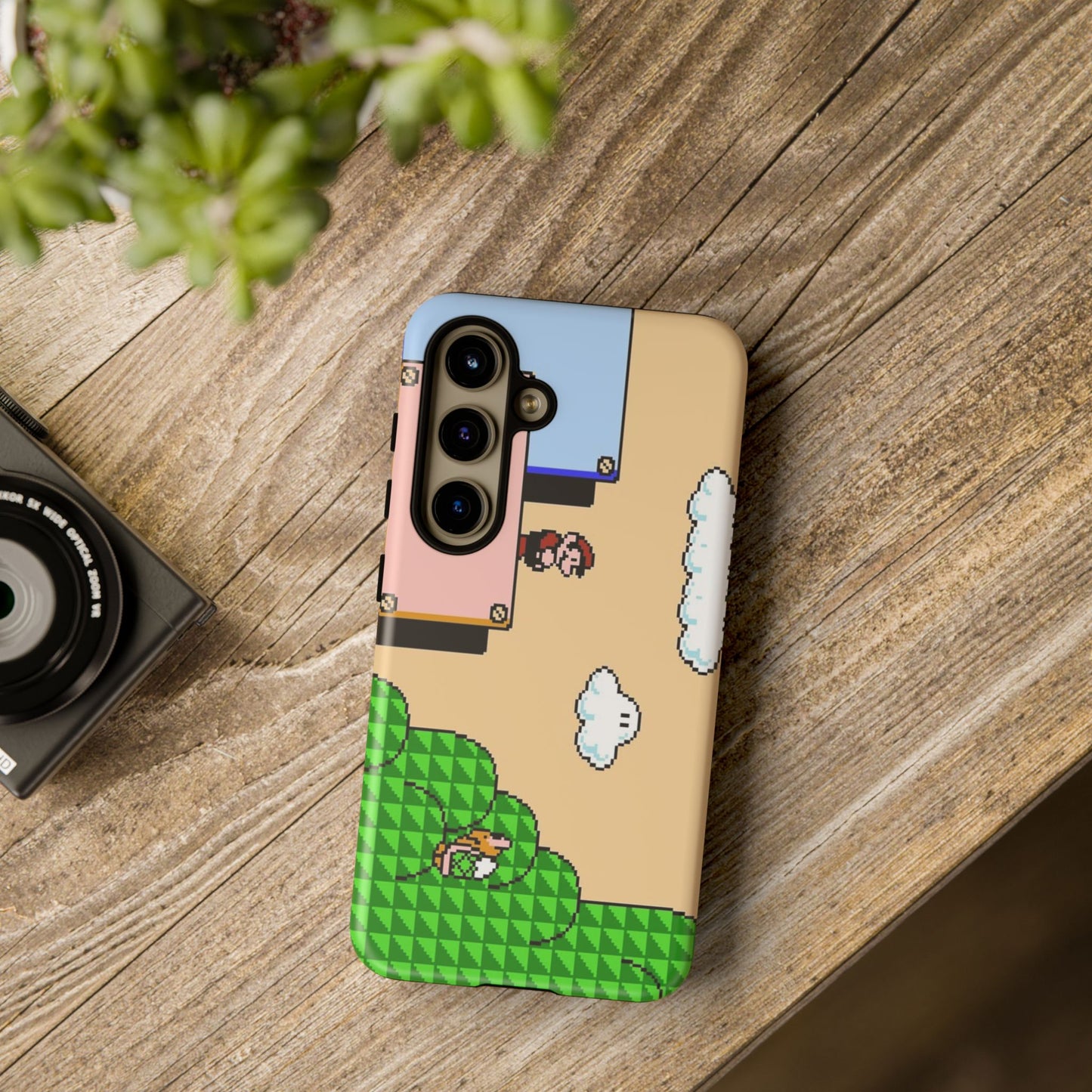 Retro Mario Hard Phone Case | For iPhone, Samsung, Google Pixel