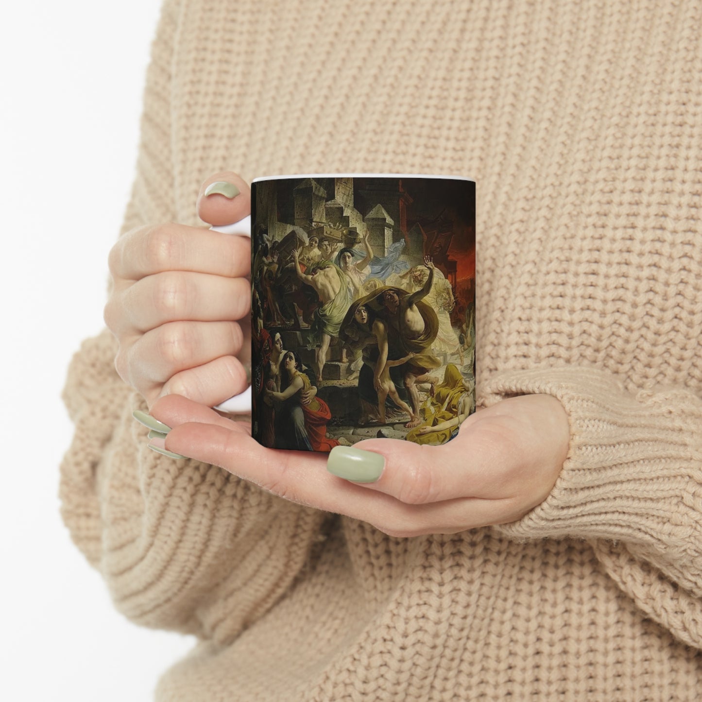 Classic Art Ceramic Mug 11oz - The Last Day Of Pompeii