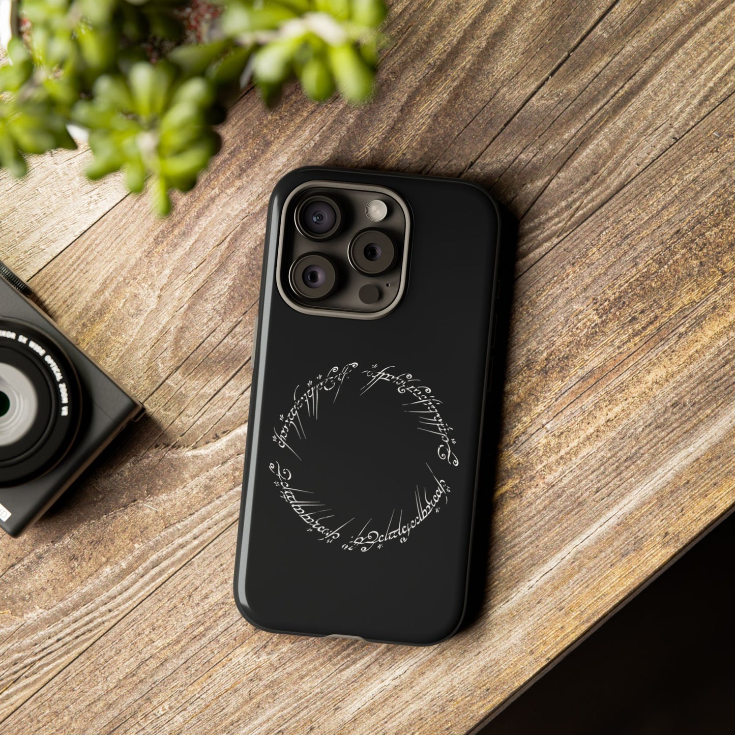 LOTR Tough Cases | For iPhone, Samsung, Google Pixel | Great Ring of Power inscription | Black Speech