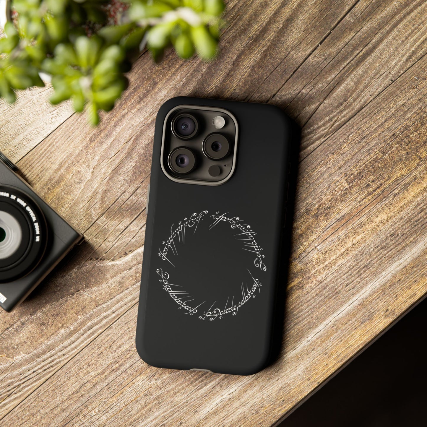 LOTR Tough Cases | For iPhone, Samsung, Google Pixel | Great Ring of Power inscription | Black Speech