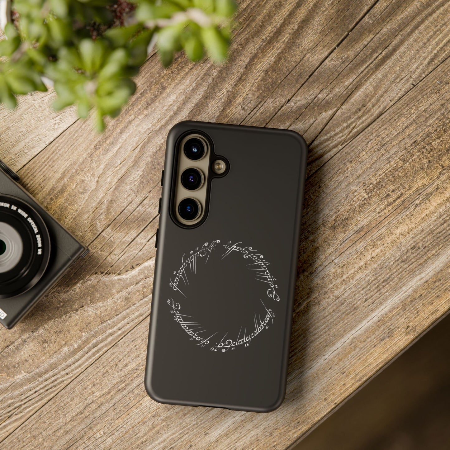 LOTR Tough Cases | For iPhone, Samsung, Google Pixel | Great Ring of Power inscription | Black Speech