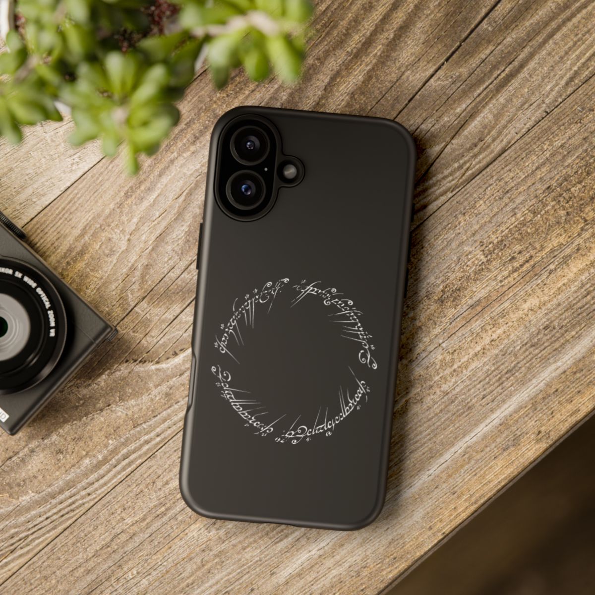 LOTR Tough Cases | For iPhone, Samsung, Google Pixel | Great Ring of Power inscription | Black Speech